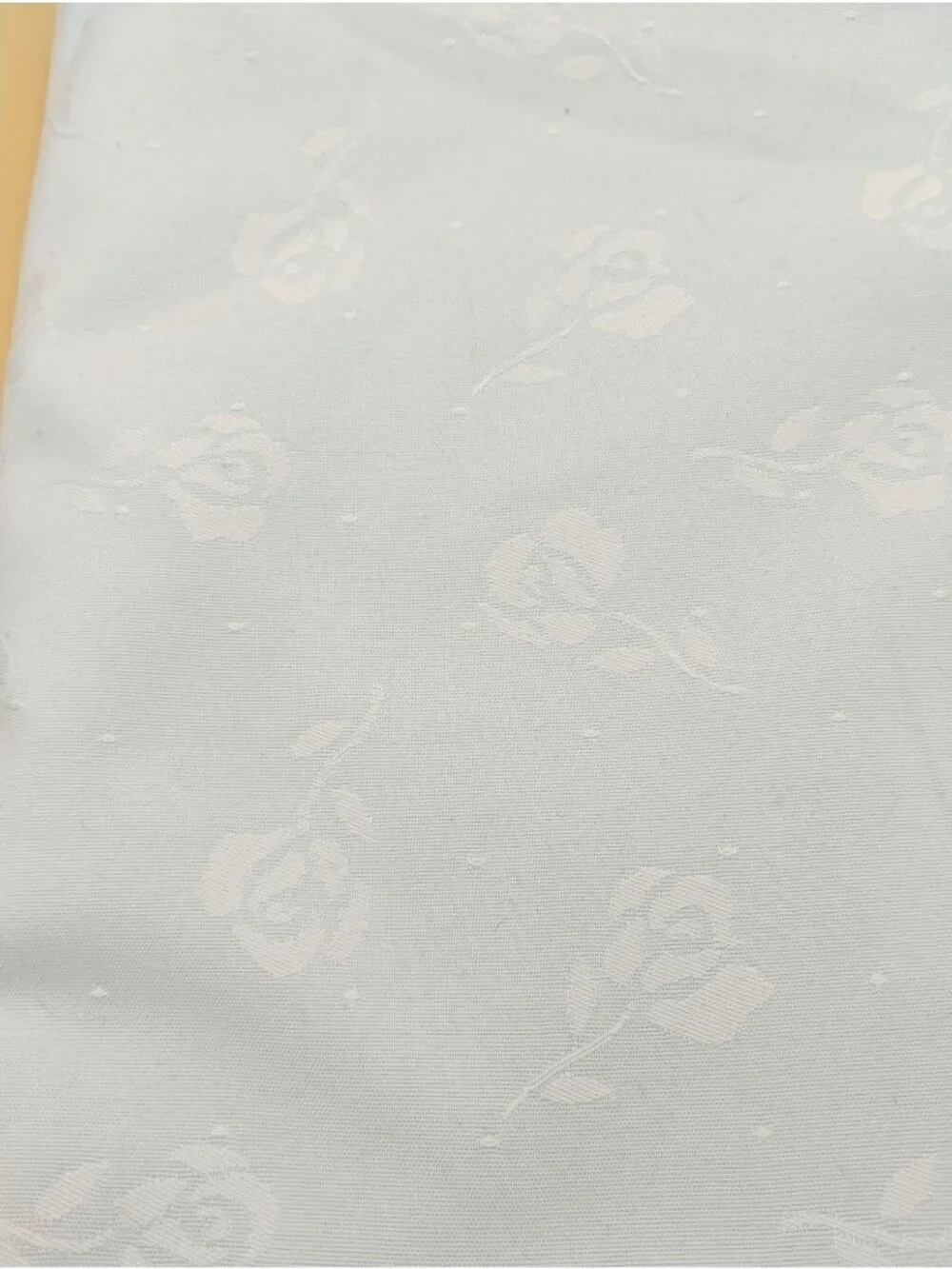 Vintage Blue Floral Tablecloth 60